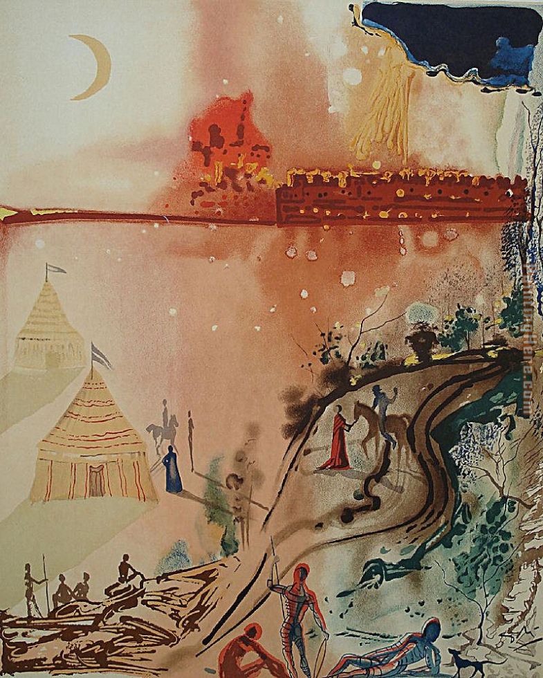 Salvador Dali The Siege of Jerusalem